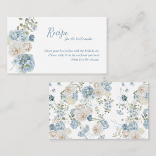 Ein Rezept für das Brautparty der Braut Begleitkarte