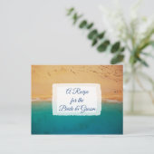 Ein Rezept für die Bride Wedding Recipe Karte (Stehend Vorderseite)