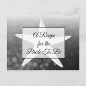 Ein Rezept für die Bride Wedding Recipe Karte (Vorderseite)