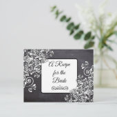 Ein Rezept für die Bride Wedding Recipe Karte (Stehend Vorderseite)