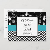 Ein Rezept für die Bride Wedding Recipe Karte (Vorne/Hinten)