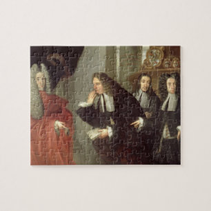 Ein Richter und drei Anwälte, venezianische Schul Puzzle