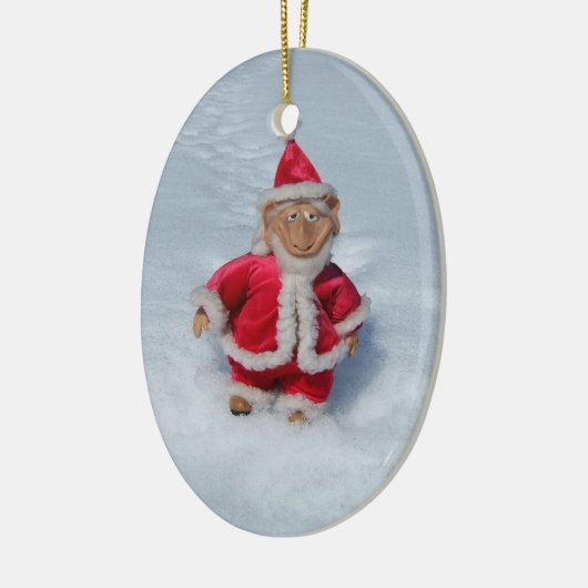 EIN RICHTIGER, ALTER ELF ! KERAMIK ORNAMENT (Links)