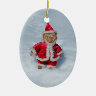 EIN RICHTIGER, ALTER ELF ! KERAMIK ORNAMENT