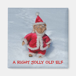 EIN RICHTIGER JOLLY ALTER ELF. MAGNET
