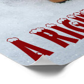 EIN RICHTIGES, ALTES ELF POSTER (Ecke)