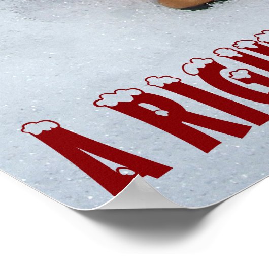 EIN RICHTIGES, ALTES ELF POSTER (Ecke)