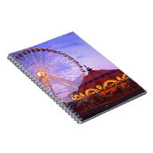 Ein Riesenrad und Karussell am Navy Pier in Notizblock (Rechte Seite)