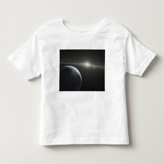 Ein riesiger Asteroidengürtel in Umlaufbahn um ein Kleinkind T-shirt (Vorderseite)