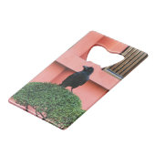 Ein riesiger Dschungel zieht sich auf einem Wolken Geldbeutel Flaschenöffner (Vorderseite Schrägansicht)