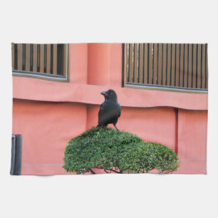 Ein riesiger Dschungel zieht sich auf einem Wolken Geschirrtuch