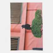 Ein riesiger Dschungel zieht sich auf einem Wolken Geschirrtuch (Vertikal)