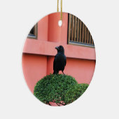 Ein riesiger Dschungel zieht sich auf einem Wolken Keramik Ornament (Rechts)