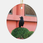 Ein riesiger Dschungel zieht sich auf einem Wolken Keramik Ornament (Links)