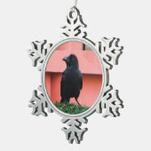 Ein riesiger Dschungel zieht sich auf einem Wolken Schneeflocken Zinn-Ornament (Rechts)