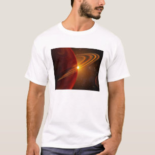 Ein riesiger Planet, der das Sonne ähnliche Stern T-Shirt
