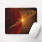 Ein riesiger Planet, der den sonnenähnlichen Stern Mousepad (Mit Mouse)