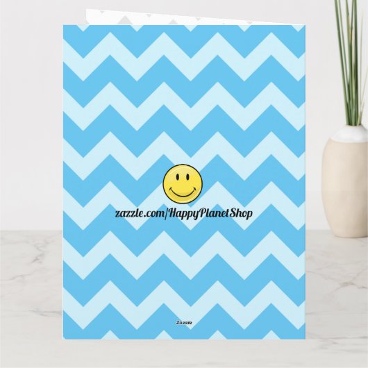 Ein riesiges Lächeln wird bald wieder gut. Karte (Rückseite)