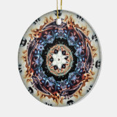 Ein Ring aus Feuer (farbiges Muster) Keramik Ornament (Links)