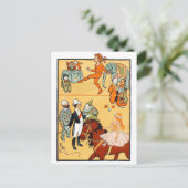 Ein Ring Circus: Der Ringmaster und die Crew Postkarte (Stehend Vorderseite)