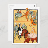 Ein Ring Circus: Der Ringmaster und die Crew Postkarte (Vorne/Hinten)
