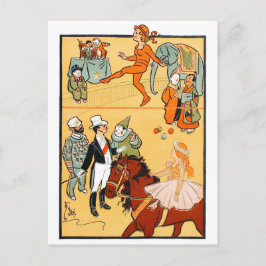 Ein Ring Circus: Der Ringmaster und die Crew Postkarte