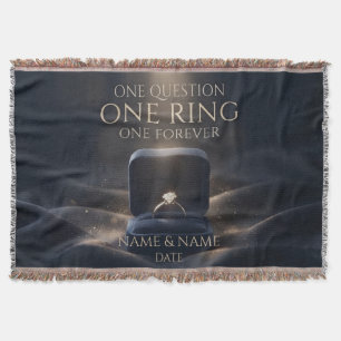 Ein Ring, eine Ewigkeit, ein romantischer Heiratsa Decke