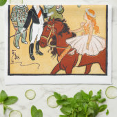 Ein Ring-Zirkus: Der Ringmaster u. die Crew Geschirrtuch (Gefaltet)