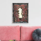 Ein Riss Leinwanddruck (Insitu (Wohnzimmer))