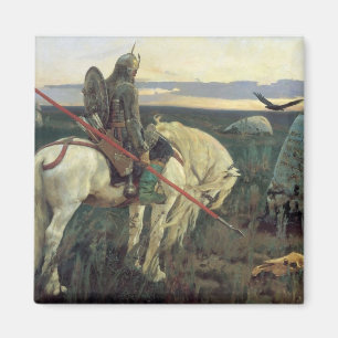 Ein Ritter an den Kreuzungen Magnet