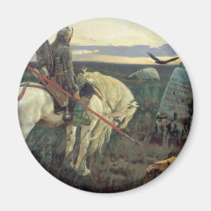 Ein Ritter an den Kreuzungen Magnet