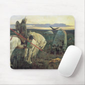 Ein Ritter an der Kreuzung Mousepad (Mit Mouse)