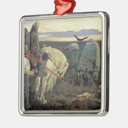 Ein Ritter an der Kreuzung Ornament Aus Metall (Links)