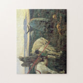 Ein Ritter an der Kreuzung Puzzle (Vertikal)