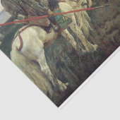 Ein Ritter an der Kreuzung Seidenpapier (Ausschnitt)