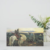 Ein Ritter an der Kreuzung (von Viktor Vasnetsov) Karte (Stehend Vorderseite)