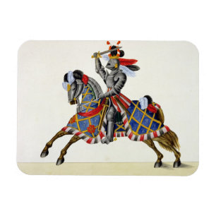 Ein Ritter an einem Turnier, Platte von 'einer Magnet