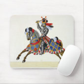 Ein Ritter an einem Turnier, Platte von 'einer Mousepad (Mit Mouse)
