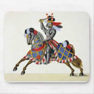 Ein Ritter an einem Turnier, Platte von 'einer Mousepad