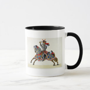 Ein Ritter an einem Turnier, Platte von 'einer Tasse