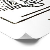 Ein Ritter aus Caxtons 'Spiel des Schachs' Poster (Ecke)