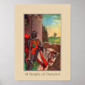 Ein Ritter Camelot Art Print Poster (Vorne)