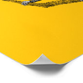 Ein Ritter, der auf einem Chamäleon reitet Poster (Ecke)