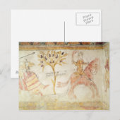 Ein Ritter mit einer Flammentorke Postkarte (Vorne/Hinten)