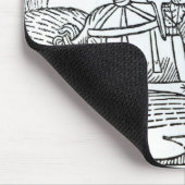 Ein Ritter, von Caxtons 'Spiel der Schache Mousepad (Ecke)