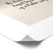 Ein Robin's Song am Daybreak - Gedicht von N. Wate Poster (Ecke)