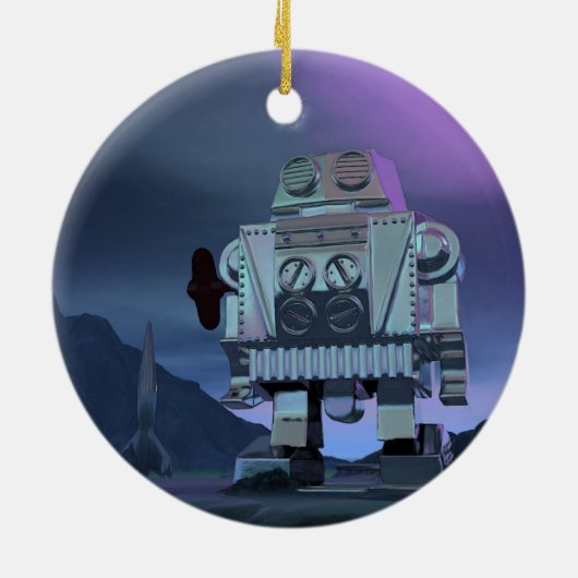 Ein Robot Moon Walker Ornament (Hinten)