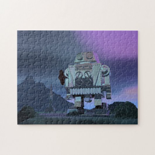 Ein Roboter Moon Walker Puzzle (Horizontal)