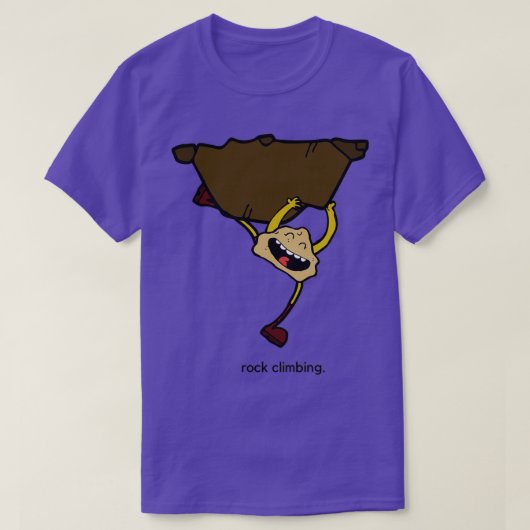 Ein Rock Climbing T-Shirt (Design vorne)