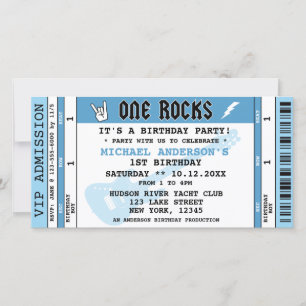 EIN ROCK-KONZERT-TICKET ZUM GEBURTSTAG EINLADUNG